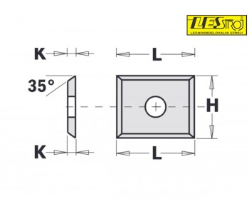 Rectangular interchangeable HW blades 790 CMT