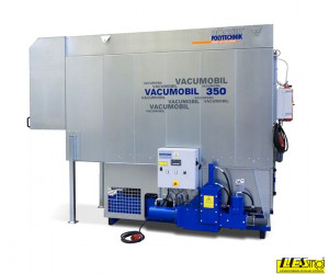 Vacuum dust collector with briquetting presses Hoecker Polytechnik