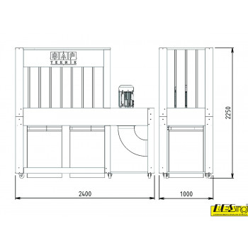 Odsisni uređaj SAF Teknik E-5000, protok 5000 m³/h