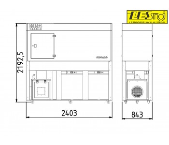 Odsisni uređaj SAF Teknik S-5000, protok 5000 m³/h