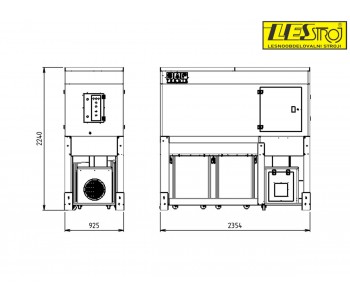Dust extraction unit SAF Teknik STK-5000, airflow 5000 m³/h