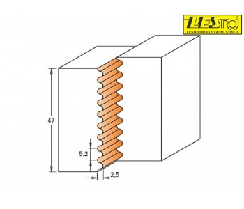 Replacement blade for width joint CMT 695.008.01
