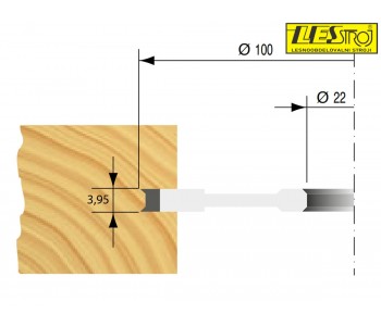 STARK IN03TM01 groove cutter for biscuit joiners (Lamello)