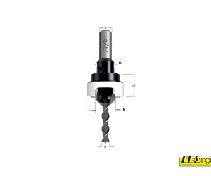 Drill bit with 45° countersink CMT 521 A