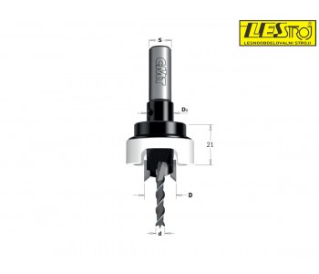 Drill bit with 90° countersink CMT 515 A