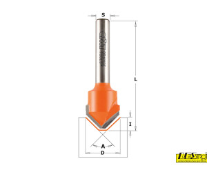 V-grooving bits CMT 715 and 915