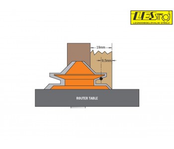 Lock miter router bits CMT 955.503-504, 955.009.11