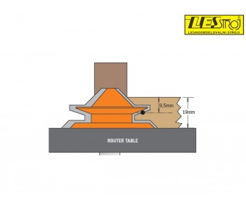 Lock miter router bits CMT 955.503-504, 955.009.11