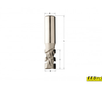 Diamond router bit CMT 142 with spiral angle 20°