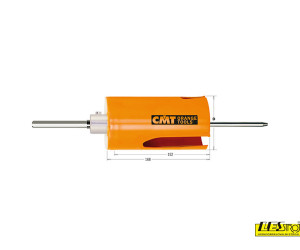 Hole saws CMT 553 long multi-purpose and center drills