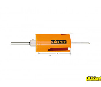 Hole saws CMT 553 long multi-purpose and center drills