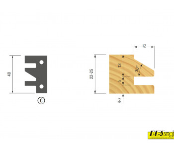 STARK YH102 Cutter head for making furniture door frames