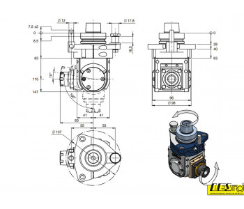 Angle unit HITECO TILT - tilting