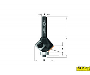 Chamfer router bit with insert knives 659