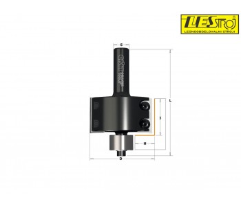 Rabbeting bit with insert knives