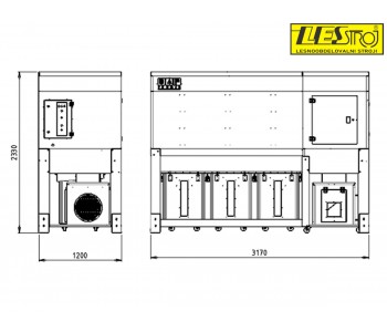 Odsesovalna naprava SAF Teknik STK-10000i (Inverter)