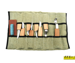 Wood carving set of 8 knives S08