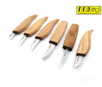 Wood carving set of 8 knives S08