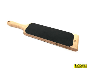 LS1P1 – Dual-Sided Leather Paddle Strop with P1 Polishing Compound