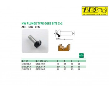 KLEIN profile router bits