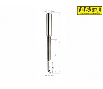 CMT 189 spiral bits for aluminum positive single flute for high cutting depth