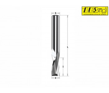 CMT 186 Solid carbide upcut spiral bits for aluminum and PVC