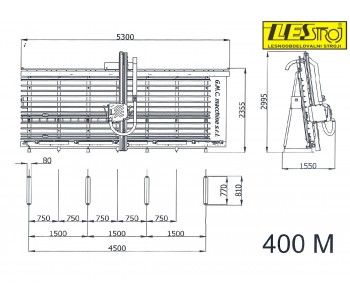 Vertical saw GMC KGS 400 E