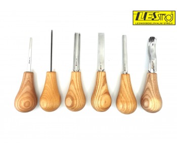 Set of carving chisels