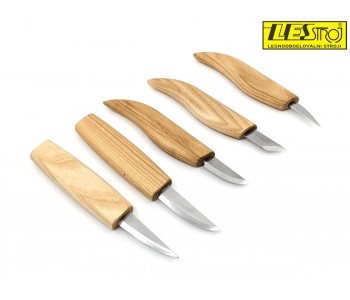 Set of carving chisels with stand S52