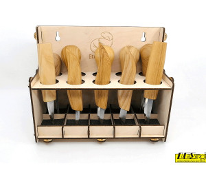 Set rezbarskih dlet s stojalom S53