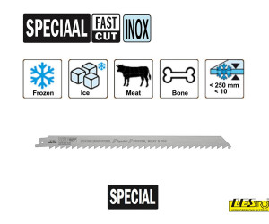 Set INOX oštrica za kosti/meso JS1211K-5