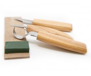 JGC Rezbarski noži - set v torbi