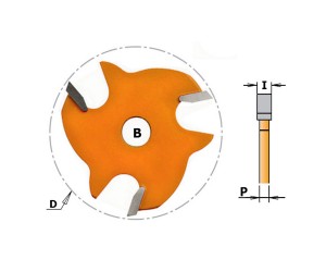 Slot cutters for making grooves