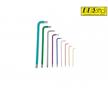 Set of nine extra-long hex keys DEDRA