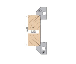695.005 Pair of knives for roundover or chamfer