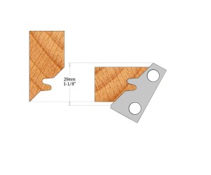 695.011.01 Replacement profile blades for making corner joints.