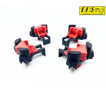 DEDRA Kutne stezaljke za uglove 4x 5–22 mm