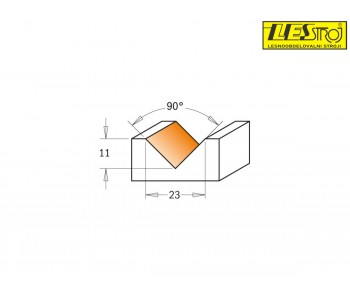 V-grooving & signmaking router bit with indexable knive (90°C)