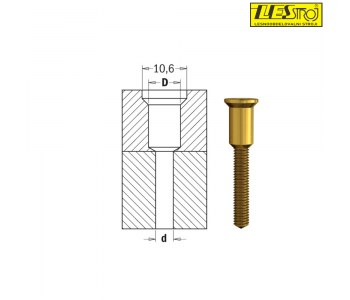 Confirmat drill bit with countersink