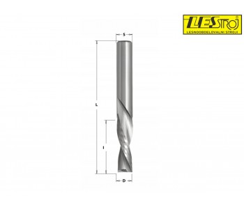 Glatki negativni spiralni glodalo LESTROJ 192