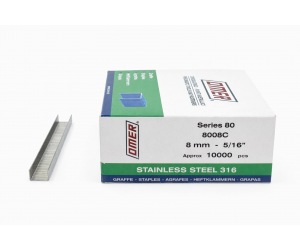 INOX spajalice OMER tip 80 – kompatibilne s Prebena tip A