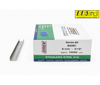 INOX spajalice OMER tip 80 – kompatibilne s Prebena tip A