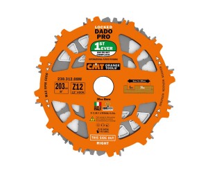 CMT Locked Dado Pro Set 230.312.08M