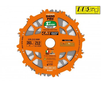 CMT Locked Dado Pro Set 230.312.08M