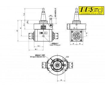 Kotna glava KDT DCJSDT 60170200145