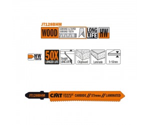 CMT jigsaw blade JT128BHM – 1 pc CARBIDE