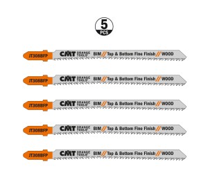 CMT set of JT308BFP blades - 5 pieces