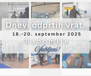 VABLJENI NA DNEVE ODPRTIH VRAT - od 18. do 20. september