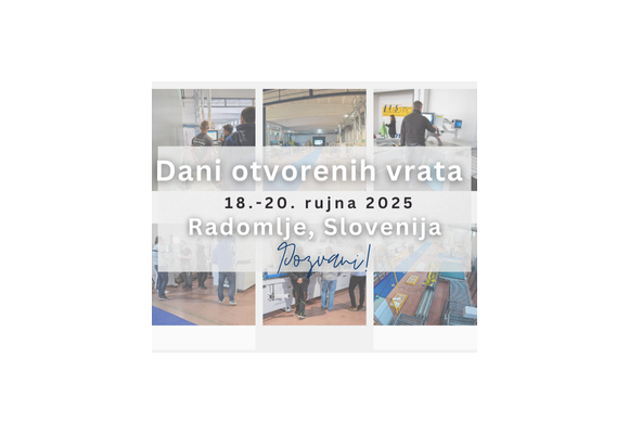 POZVANI STE NA DANE OTVORENIH VRATA – od 18. do 20. rujna
