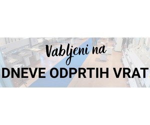 VABLJENI NA DNEVE ODPRTIH VRAT - od 13. do 16. maja 2026